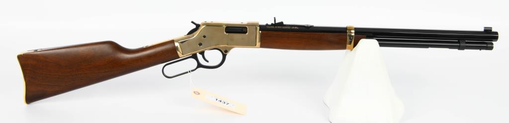 Henry Golden Boy Lever Action Rifle .44 Magnum: Up Next We Have a Cool Henry Golden Boy Lever Action Rifle Chambered For .44 Magnum, or .44 Special, Tube Fed, 20" Heavy Octagon Barrel, and Appears in Excellent Condition.