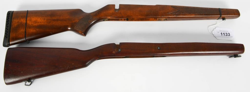 Lot of Two Wood Sporter Rifle Stocks: Up Next We Have a Lot of Two Wood Sporter Rifle Stocks, Unmarked and Unknown. Please See Pictures.