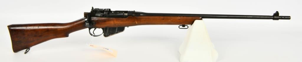 Lee Enfield No. 4 MK 1 Sporter Rifle .303 British: Up Next We Have a Lee Enfield No. 4 MK 1 Sporter Rifle Chambered in .303 British, Comes With One Detachable Box Mag, 25" Barrel, Fixed Front Sight, Flip-up Rear Sight. Overall Appears in Good Sporteri
