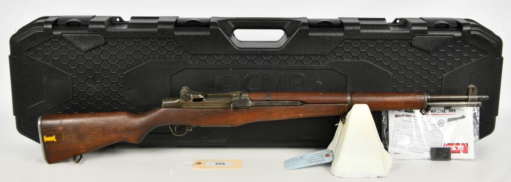 CMP U.S. Springfield M1 Garand Rifle .30-06: Up Next We Have a Civilian Marksmanship Program U.S. Springfield M1 Garand Semi Auto Rifle Service Grade, Chambered in .30-06, Overall Appears in Good Condition, LMR 10-53 Barrel Marking, Comes in The