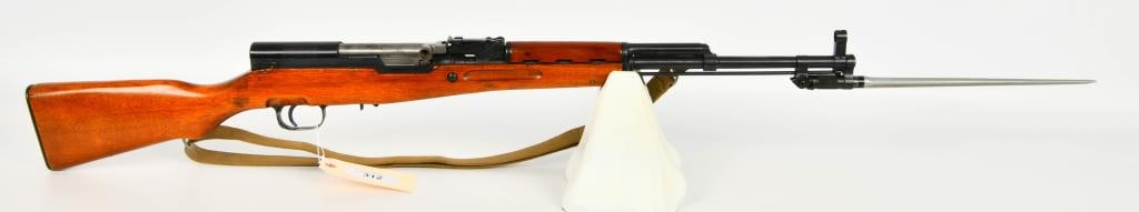 Chinese Type 56 SKS Semi Auto Rifle W/ Bayonet: Up Next We Have a Chinese Military Type 56 SKS Semi Auto Rifle Equipped With a Bayonet, No Magazine, Comes WIth Web Sling, Overall Appears in Great Condition.