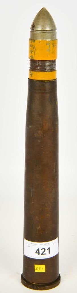 Bofors 40 mm gun Artillery Shell Demilled: Up Next We Have a Bofors 40 mm gun Artillery Shell Demilled Dated 1944.