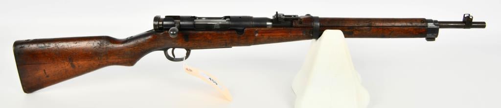 Arisaka Type 38 Mukden Arsenal Rifle 6.5 Jap: Up Next We Have a Nice Arisaka Type 38 Mukden Arsenal (Manchuria) 1931-1945 Rifle Chambered in 6.5 Jap, A Little Different Then Most Arisakas That Come Thru.