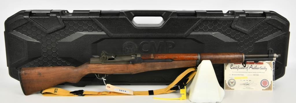 CMP U.S. Springfield M1 Garand Rifle .30-06: Up Next We Have a Civilian Marksmanship Program U.S. Springfield M1 Garand Semi Auto Rifle Rack Grade, Chambered in .30-06, Overall Appears in Good Condition, SA 10-49 Barrel Marking, Comes in The Pla