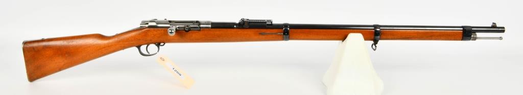 Original WWI Issue German Mauser 71/84 Spandau: Up Next We Have an Antique Original WWI Issue German Mauser 71/84 Spandau Rifle, Serial # 6118, Equipped WIth Front Sight, Ladder Rear, Dated 1887, Appears to Have all Matching Numbers, Beautiful Cato