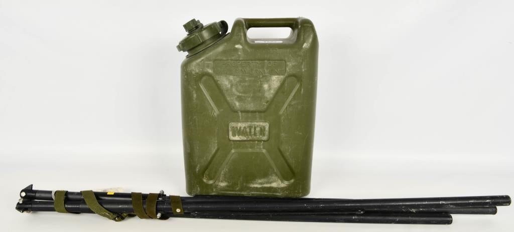5 Gallon Military Water Storage container w/Mount: Scepter BPA Durable 5 Gallon 20 Liter Portable Military Water Storage Container and Mount for Camping, Outdoors and Emergency Management; 5 Gallon Water Container: Water jug carries and stores water a