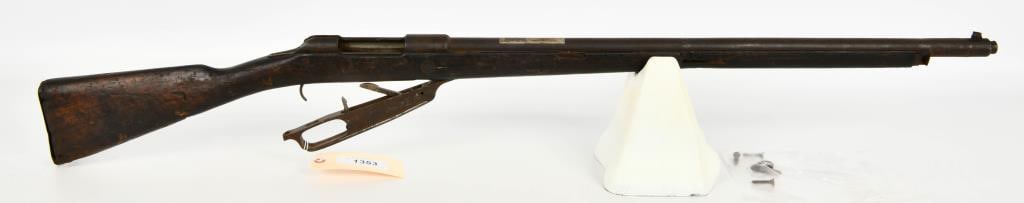 German Pre-WWI Gewehr 1888 Parts Only Rifle: Up Next We Have a German Pre-WWI Gewehr 1888 Parts Only Rifle, Not Complete, This is an Antique, German Gewehr 1888 "Commission Rifle", also known as the Gewehr 88, or GEW 88. There are Several in Thi