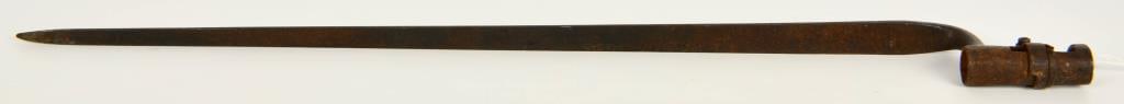Civil War Bayonet - Springfield Trapdoor??: Lot contains a Civil War Bayonet - could be the Springfield Trapdoor, please refer to pictures when bidding to make your own determination, this one is rusted, could not see if marked US, the blade is