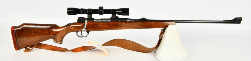 Austrian Laufstahl 3 Nato Cougar Voere Rifle 7MM: Up Next We Have a Austrian Laufstahl 3 Nato Cougar Voere Rifle Chambered in 7MM Rem Mag, Flip-up Leaf Sight, Hooded Front, and Topped WIth a Dacote 4X32 Scope.