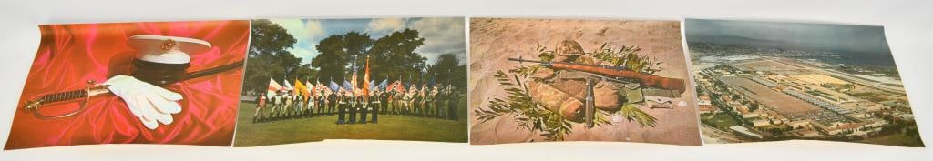 4 12x18 Military Posters: Hello Bidders! On auction today are 4 military posters, each measuring 12x18 inches. These vibrant and historical posters are perfect for collectors and enthusiasts looking to decorate their space wit