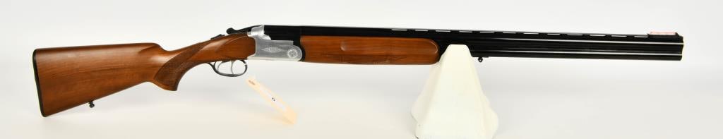 Huglu Over Under 12 Gauge Shotgun: Up Next We Have a Nice Huglu Over Under Shotgun Chambered in 12 Gauge, Equipped WIth 30" Vented Rib Barrels, Hi Viz Front Fiber Sight, Not Choke Marked, Smooth Wood, Double Triggers, and Appears in Gr