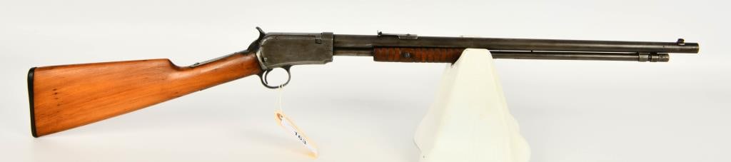 Winchester Model 1906 Takedown Rifle .22: Up Next We Have an Old Winchester 06 Slide Action Chambered For .22 S, L, & LR. This One is Equipped With Front and Rear Sights, Non Matching Serial Numbers.