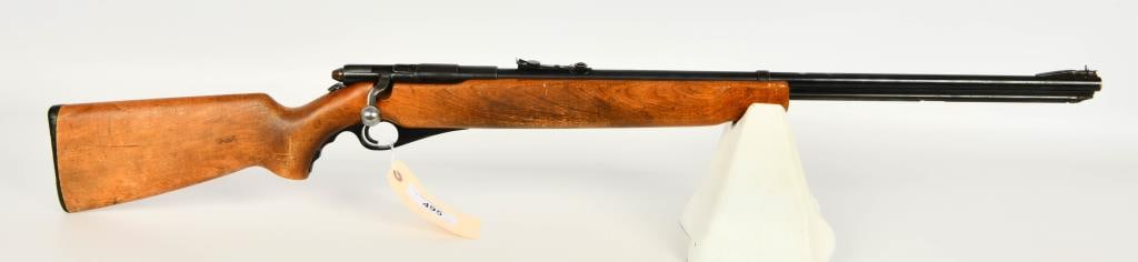 Mossberg Model 46B Bolt Action Rifle .22 LR: Up Next We Have a Mossberg Model 46B Bolt Action Rifle Chambered For .22 S, L, & LR, Tube Feed, Flip up Front Sights, Adjustible Rear Sight, Overall Appears in Good Vintage Condition.
