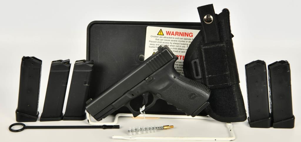 GLOCK 19 Gen 3 9mm Semi Auto Pistol: The GLOCK 19 Gen 3, chambered in 9mm Luger, stands as a testament to its legendary reputation for reliability and durability, having served in diverse and challenging conditions for decades. This pist