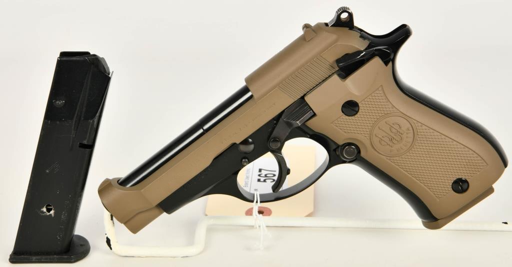 Beretta Model 81 Cheetah Semi Auto Pistol 7.65MM: Up Next We Have a Nice Beretta Model 81 Cheetah Duotone Semi Auto Pistol Chambered in 7.65MM, It Comes With Two Magazines, Made in Italy, Overall Appears in Excellent Condition. The Beretta 81 Cheetah
