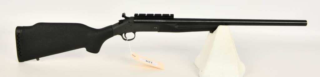 New England Sportster Rifle .17 Mach 2: Up Next We Have a New England Sportster Single Shot Break Action Heavy Barrel Rifle Chambered in .17 Mach 2, 22" Bull Barrel, Synthetic Stock, and Topped With a Scope Rail, Optics Ready.