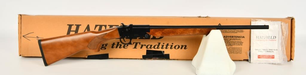 NEW Hatfield SGL .410 Gauge Folding Shotgun: Up Next We Have a Brand New Hatfield SGL Single Shot Break-Open Shotgun Chambered For .410 Gauge, 20" Barrel, Front Bead Sight, Accepts 3" Shells, This Gun is Similar to The Beretta Design to Fold in 