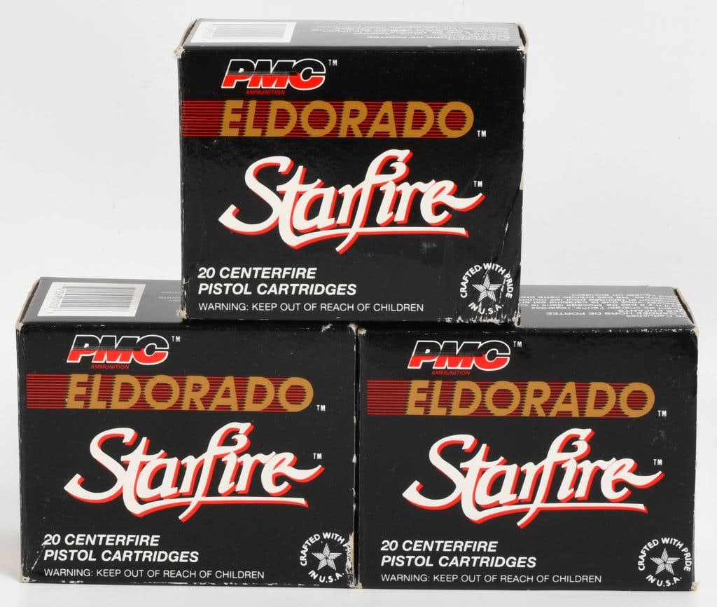 60 Rounds Of Eldorado Starfire .44 Rem Mag Ammo: Up next are 60 rounds of Eldorado Starfire .44 Rem Mag ammunition. These 240-grain jacketed hollow point rounds