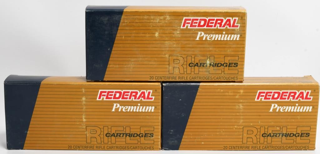 60 Rounds of Federal .300 WBY Mag Ammunition: Greetings bidders! We have 60 rounds of Federal .300 WBY Mag ammunition, featuring 180 Grain Sierra Gameking Boat Tail Soft Points. Ideal for big game hunting