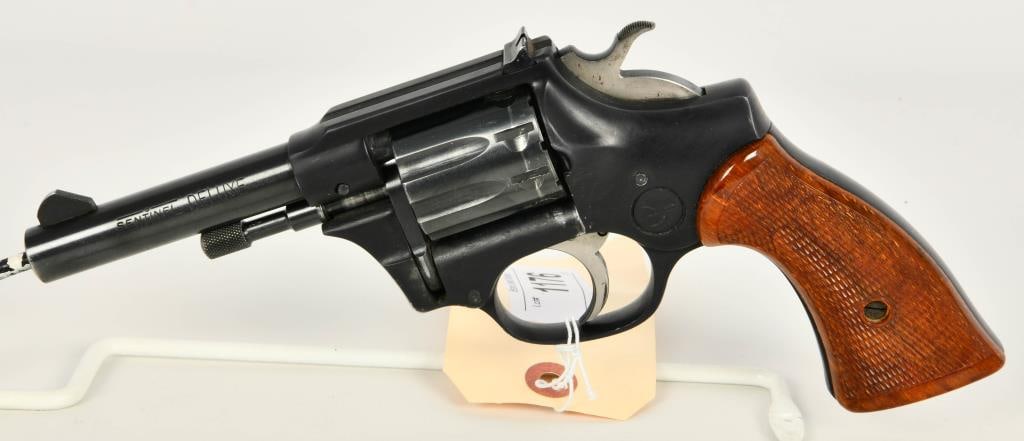 High Standard Sentinel Deluxe R-107 9 Shot: Here is one of High Standards best sellers, the R-107 Sentinel DeLuxe Nine Shot Revolver Chambered in .22 Caliber, This Revolver Appears in Great Condition. The R-107 series was in production from 196