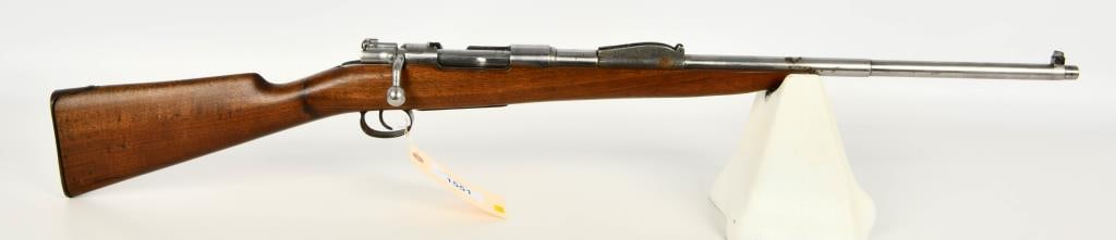 Spanish Mauser Model 1916 Sporter Rifle: Up Next We Have a Spanish Mauser Model 1916 Sporter Rifle, Unmarked Caliber, Unsure if it is 7mm Or 7.62. Not C&R Eligible.