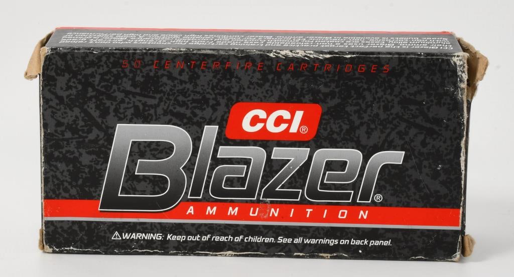 50 Rounds Of Blazer CCI .45 ACP Ammunition: 230 Grain Full Metal Jacket Ammo