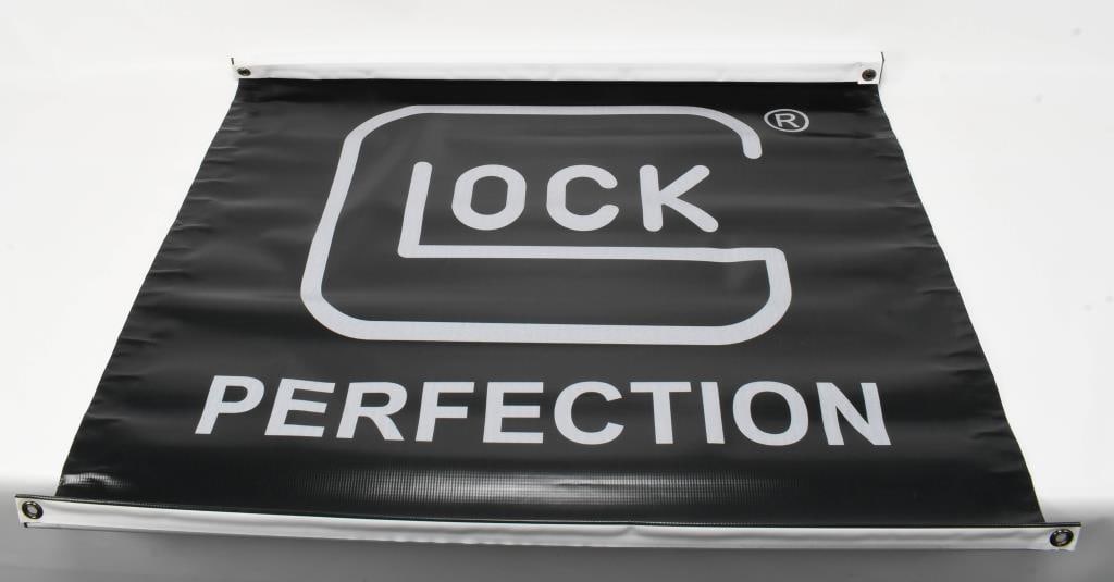 35" x 35" Glock Banner: A 35" x 35" Glock banner, Great Banner For A Mancave