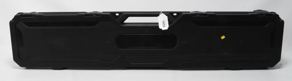 Unmarked Protective Rifle Hardcase: Hello, auction enthusiasts! Up for bid is a Unmarked Protective Rifle Hardcase, measuring approximately 50 inches long. This sturdy hardcase is designed to offer reliable protection for your rifle dur