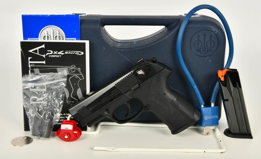 Beretta Px4 Storm Compact 9mm Pistol: Up Next We Have a Beretta Px4 Storm Compact Semi Auto Pistol Chambered in 9mm, It Comes With a Total of 2 Magazines, and Comes in The Factory Hardcase. The Beretta Px4 Storm Compact 9mm Pistol feature