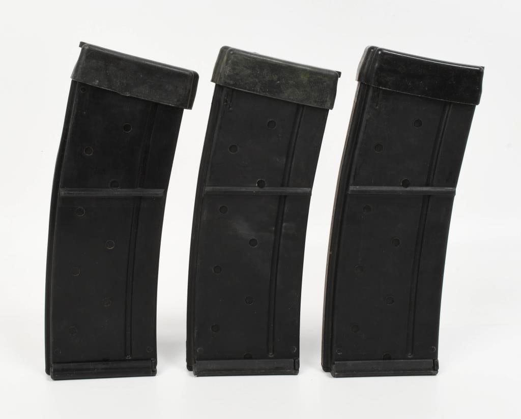 3 Orlite ENG Polymer 30 Round AR15 Magazines: Attention, bidders! were offering three Orlite ENG polymer 30 round magazines for the AR 15, compatible with .223/5.56 calibers.