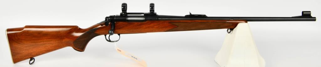 Scarce Remington Model 725 Bolt Action Rifle .243: Up Next We Have a Scarce Remington Model 725 Bolt Action Rifle Chambered in .243 Win, 22" Barrel, Hooded Front Sight, and Topped With Scope Base and Rings. It Paved The Way For The Model 700, The Remi