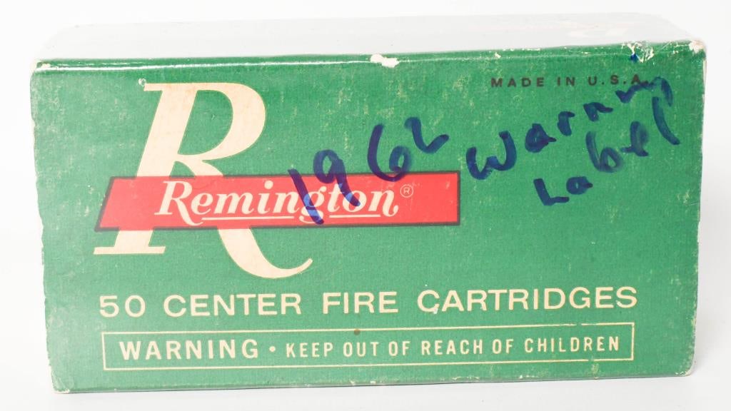 Collector Box of Remington .38 Special: Remington Kleanbore .38 Special 158 Gr. Lead. Box is Sealed
