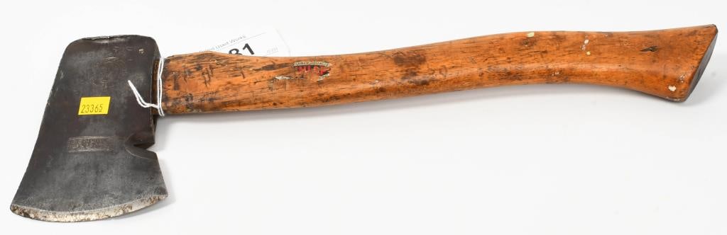 Collectible Boy Scouts Of America Axe: Stamped Boy Scouts of America and Genuine Plumb.