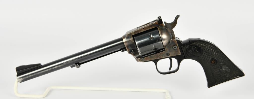Colt Single Action Buntline Scout Revolver .22 MAG: Up Next We Have a Nice Colt Single Action New Frontier Buntline Scout Revolver Chambered in .22 Magnum, It Has a 7 1/4" Barrel, Serial # G131388. Overall Appears in Great Pre-owned Condition.