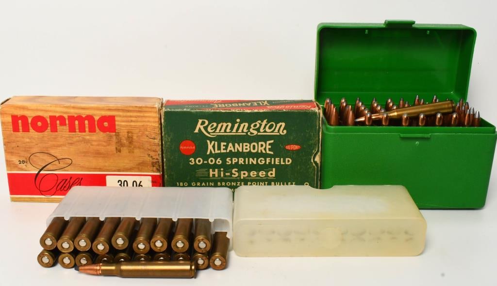 110 Rounds of Various .30-06 Ammunition: Up Next We Have a Lot of 110 Rounds of Various .30-06 Ammunition, Mostly Reman.