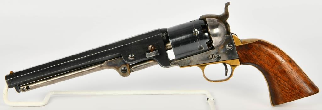 Navy Arms Black Powder Revolver .44 Cal: Up Next We Have a Navy Arms Black Powder Revolver Chambered in .44 Caliber, Some Rust in Barrel, Frame was Ground Down as seen in Pictures.