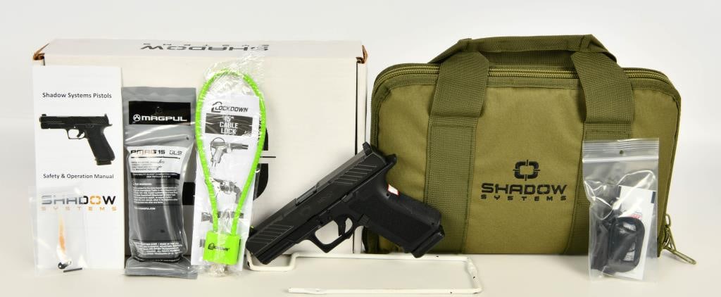 NEW Shadow Systems MR920 Combat Pistol 9mm: Up Next We Have a Brand New Shadow Systems MR920 Combat Semi Auto Pistol Chambered in 9mm, It Comes With Two Magazines, Lock, Paperwork, and in a Padded Carry Case and Factory Box. The MR920 Combat is