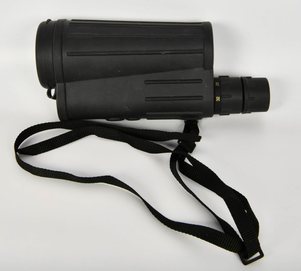 Sibir 20-50x50 Monocular Spotting Scope: The Sibir Zoom Spotting Scope features a Newtonian-style reflecting mirror optical path combined with a photographic quality Magnesium Fluoride multicoated lens system. This reflecting mirror light pa