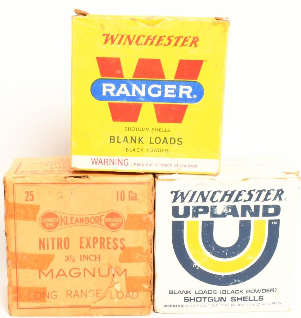 Vintage Collector 10 Gauge Shotshells & Blanks: Up Next We Have a Lot of Vintage Collector 10 Gauge Shotshells & Blanks About 34 Blanks and 10 Nitro Express Magnum Shells.