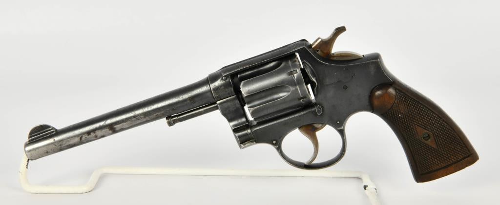 Arana Compania Eibar 1924 Model Smith Copy: Up Next We Have a Spanish Copy of a Smith & Wesson, Marked Arana Compania Eibar 1924 Chambered in .32-20, These top break revolvers where typically produced as a copy to the Smith & Wesson M&P. One ke