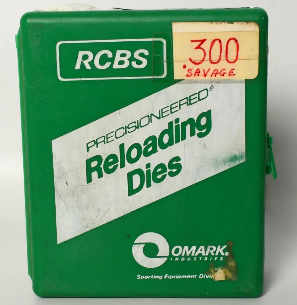 RCBS .300 Savage Two Die Set: Here is a RCBS .300 Savage Two Die Set, One FL Die, and One Seating Die.