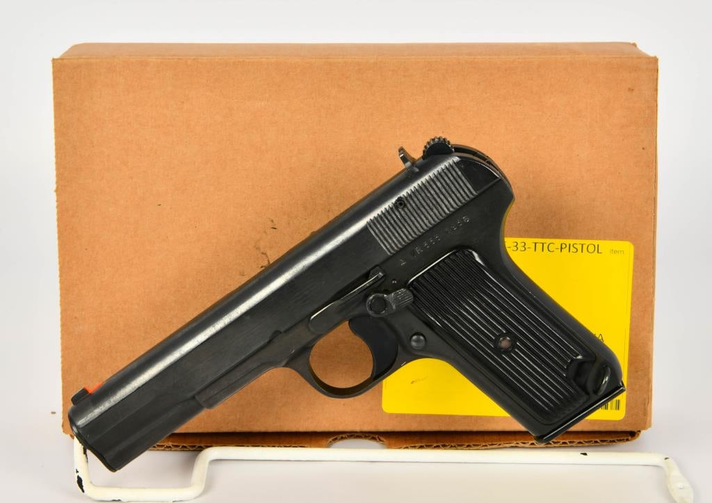 Romanian Cugir TT-33c Tokarev 7.62x25 Pistol: Up Next We Have a Historic Romanian TT-33c Tokarev pistol, semi-automatic, manufactured in the famous Cugir Factory, 7.62x25 caliber, Dated 1953, Authentic 1950's Romanian TT Tokarev 7.62x25 caliber p