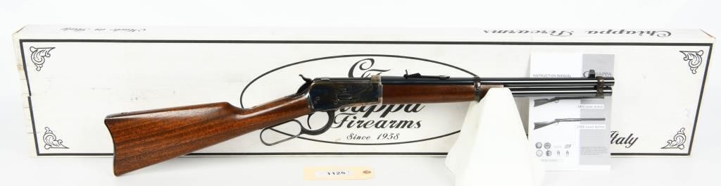Chiappa Firearms 1892 Trapper Carbine .44 Rem Mag: Chiappa Firearms 1892 TRAPPER Lever Action Saddle Ring Carbine - Elegance in .44 Remington Magnum Immerse yourself in the timeless allure of the Chiappa Firearms 1892 TRAPPER Lever Action Saddle Ring