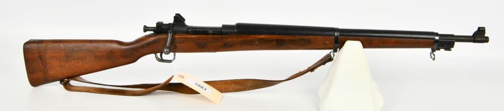 National Ordnance 1903-A3 Bolt Action Rifle .30-06: Up Next We Have a National Ordnance 1903-A3 Bolt Action Rifle Chambered in .30-06, It Comes With a Leather Sling, and Has a Split in Buttstock at Tang.