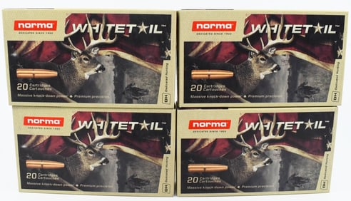 80 Rounds Of Norma .243 Win Ammunition