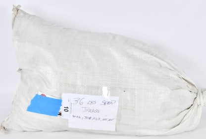 36 LBS Of Misc Empty Brass Casings For Reloading