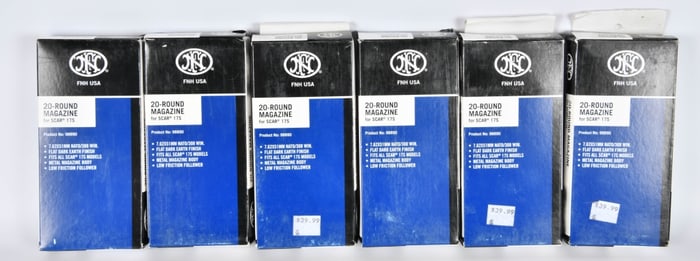 6 FN 20 Round .308 Win Magazines