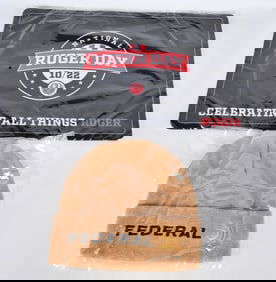 1 NIP National Ruger Day Cleaning Mat & 1 Beanie