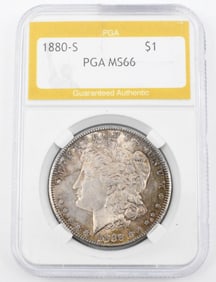 PGA Graded Uncirculated Morgan Silver Dollar