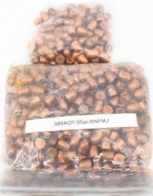 Approx 300 Count Of .380 ACP Bullet Tips